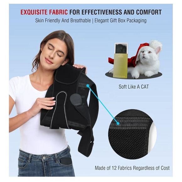 Back Brace Posture Corrector For Women And Men With Spine Vertical Alignment Sys - Picture 5 of 8